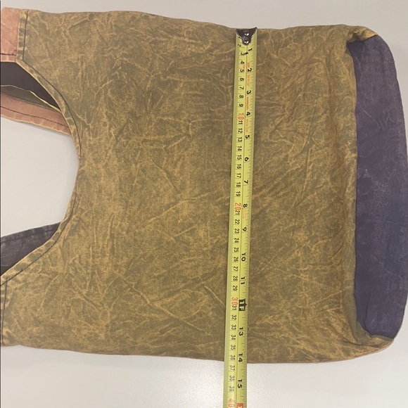 Colorful Patchwork Hobo Bag with cell phone pocket, preowned - Picture 9 of 15